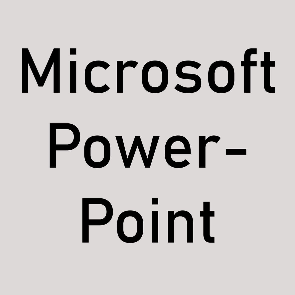 Microsoft PowerPoint